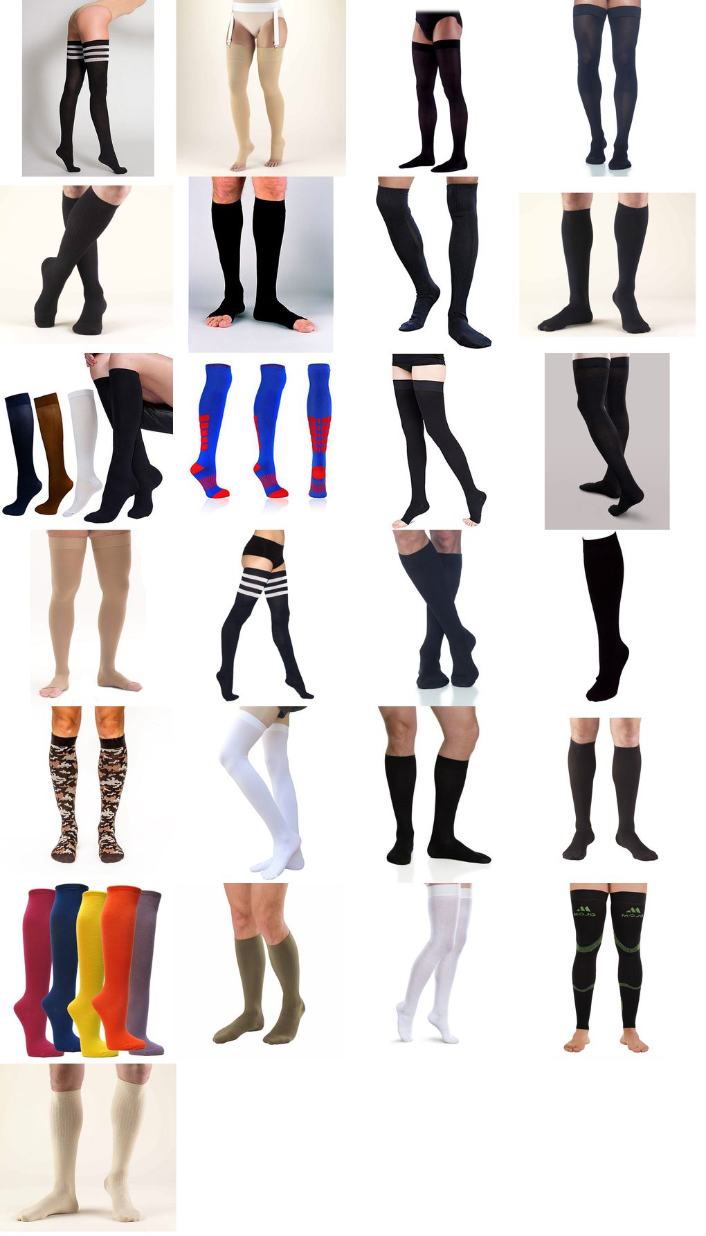 thigh high socks men