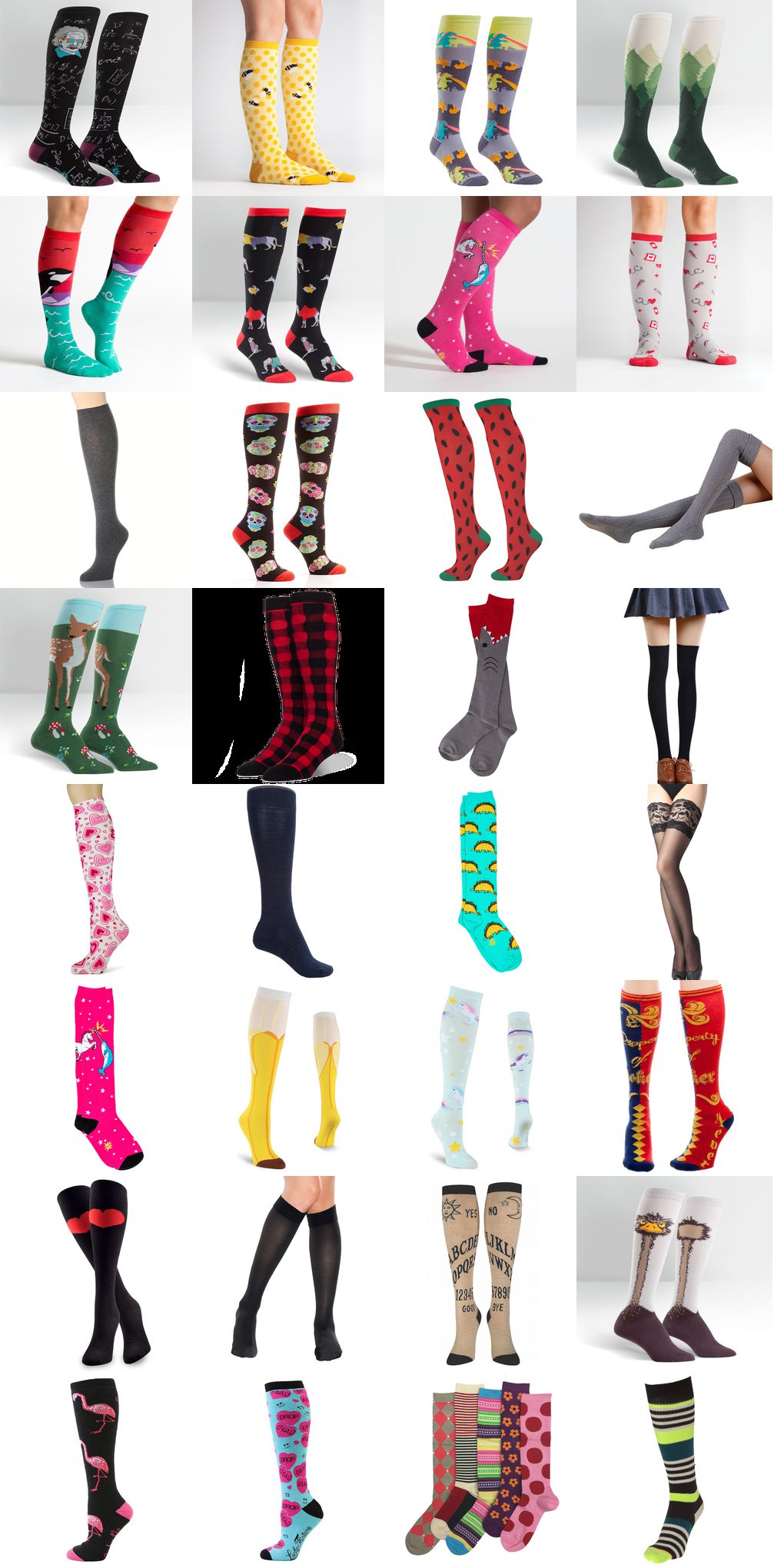 womens knee high socks